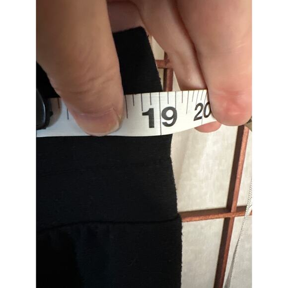 Plus size women's black joggers cute zipper pockets Please see measurements - Picture 6 of 7